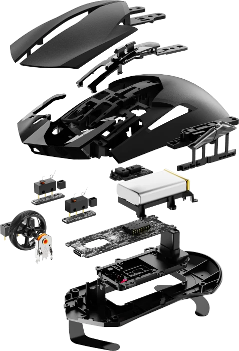 Rapoo VT2PRO 8K/4K Wireless Gaming Mouse schwarz, USB