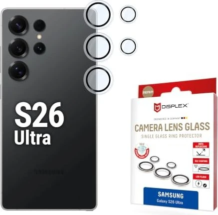 Displex Camera Lens Glass Single Ring für Samsung Galaxy S26 Ultra