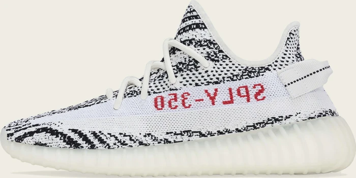 adidas Yeezy Boost 350 V2 white/core black/red