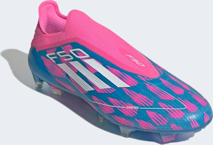 adidas F50 Elite Laceless FG solar blue/cloud white/solar pink