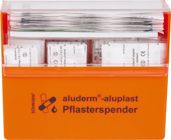 Söhngen Pflasterspender Aluderm-Aluplast, 115 Stück (verschiedene Größen)