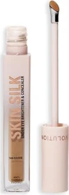 Revolution Beauty Skin Silk Radiant Serum Under Eye Brightener & Concealer tan golden, 4ml