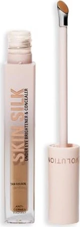 Revolution Beauty Skin Silk Radiant Serum Under Eye Brightener & Concealer tan golden, 4ml