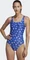 adidas Allover Print Sportswear Badeanzug semi lucid blue/white (Damen) Vorschaubild