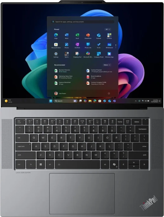Lenovo ThinkPad X9-15p G1 Aura Edition, grau, Core Ultra X7 358H, 32GB RAM, 1TB SSD, DE