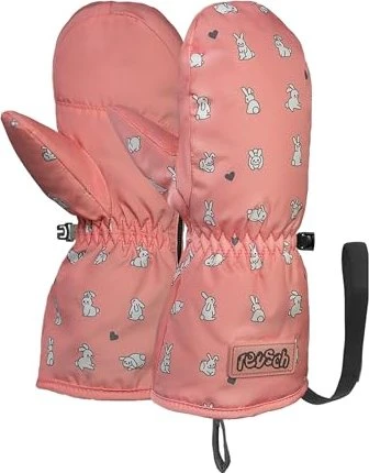 Reusch Sleepover Mitten Handschuhe quartz pink/rabbits (Junior)