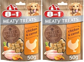 8in1 Delights Meaty Treats S Huhn & Karotte, 100g (2x 50g)