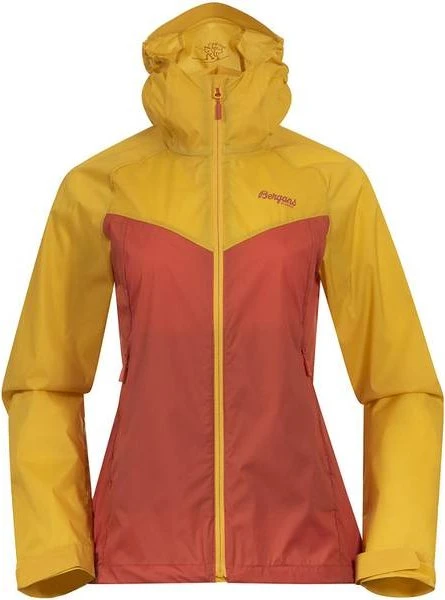 Bergans Microlight Funktionsjacke brick/light golden yellow (Damen)