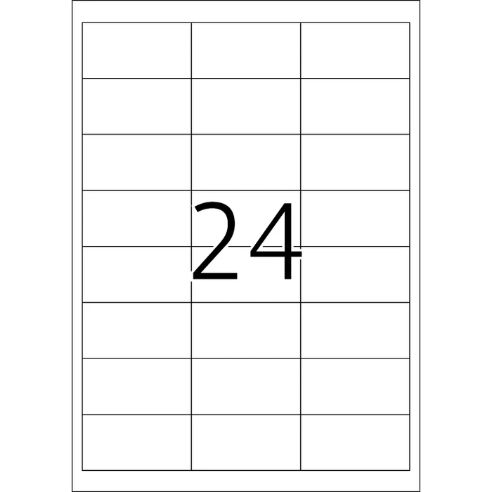 Herma Adressetiketten Inkjet, 66x33.8mm, weiß, matt, 100 Blatt (2400 Etiketten)