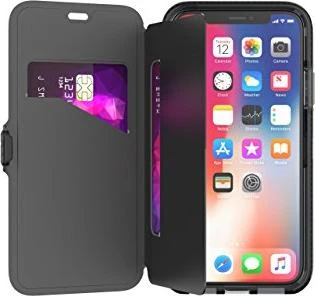 tech21 Evo Wallet für Apple iPhone X schwarz