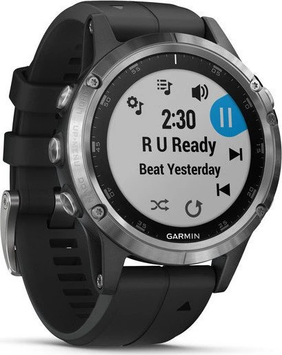 Garmin Fenix 5 Plus silber/schwarz