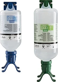 Plum Duo Augenspülstation, 1.5l (1x 1000ml, 1x 500ml)