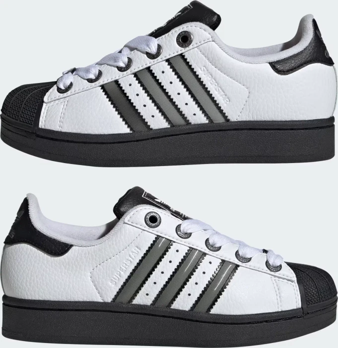 adidas Superstar II cloud white/matte silver/core black (Junior)