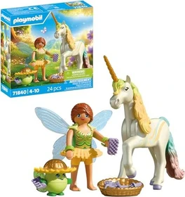 playmobil Magic Unicorns Sammeleinhorn Regenbogenblume mit Fee