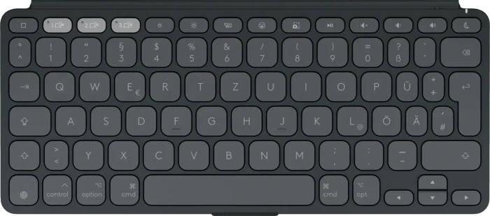 Logitech Keys-To-Go 2 für iPad, Grafit, Bluetooth, DE