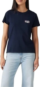 Levi's The Perfect T-Shirt kurzarm lilies and butterflies/navy blazer (Damen)