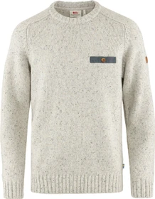 Fjällräven Lada Round Neck Strickpullover chalk white (Herren)