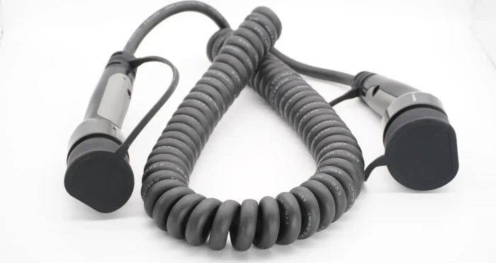 e4mobility Typ 2 Ladekabel, 11kW, 5m Spiralkabel