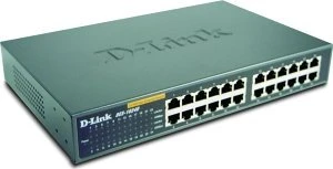 D-Link DES-1000 Desktop Switch, 24x RJ-45