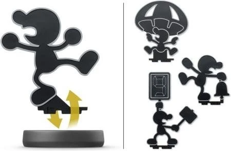 Nintendo amiibo Figur Super Smash Bros. Collection Mr. Game & Watch (Switch/WiiU/3DS)