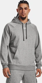Under Armour Rival Fleece Hoodie castlerock light heather/white (Herren)