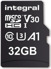 Integral High Speed R100/W30 32GB Kit, UHS-I U3, A1, Class 10