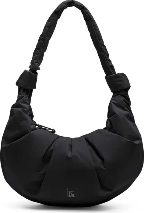 GOT BAG Pleat Moon Bag Large Umhängetasche black monochrome