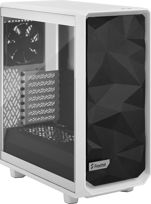 Fractal Design Meshify 2 Compact White TG Clear Tint, Glasfenster