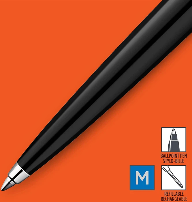 Parker Jotter Originals Kugelschreiber schwarz/silber, Blister