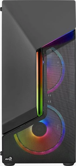 AeroCool Scape, Lüfter LED Fixed RGB, Glasfenster