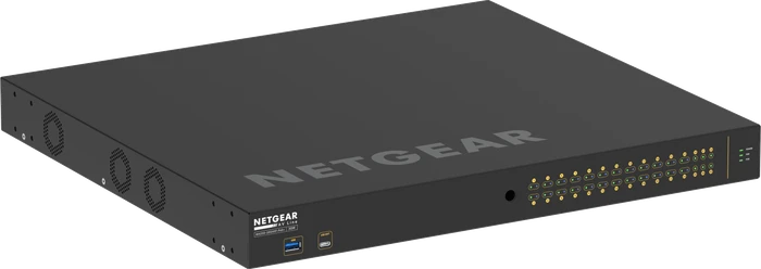 Netgear AV Line M4250 Rackmount Gigabit Managed Switch, 26x RJ-45, 4x SFP+, 480W PoE+