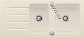 Villeroy & Boch Architectura 1160x510mm Einbau Becken reversibel mit Ablauffernbedienung ivory