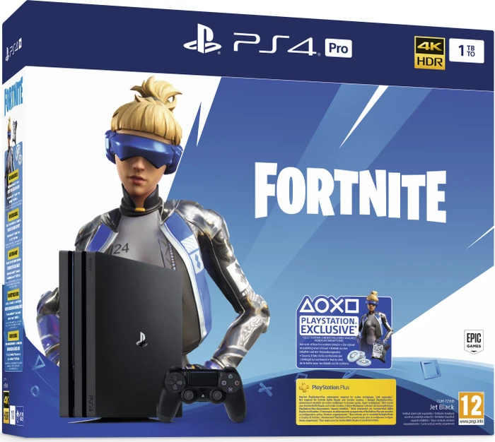 Sony PlayStation 4 Pro - 1TB Fortnite Neo Versa Bundle schwarz