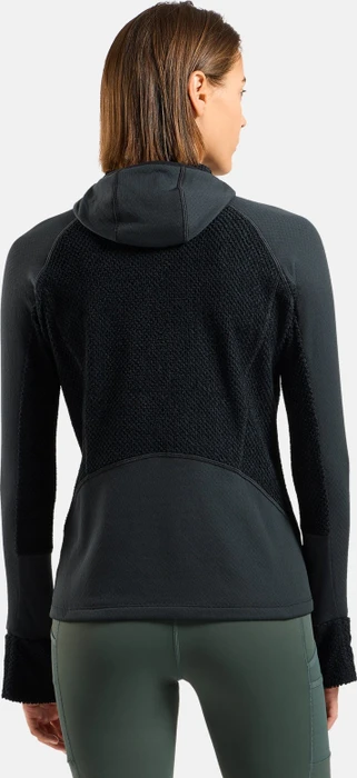 Odlo X-Alp Trail Half Zip Hooded Laufshirt langarm schwarz (Damen)