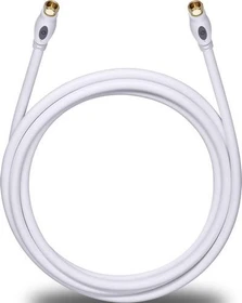Oehlbach Transmission Plus S 1000 F-Plug Antennenkabel weiß 10m