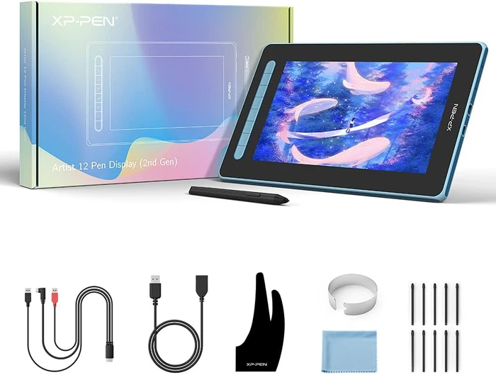 XP-Pen Artist 12 (2. Generation), blau
