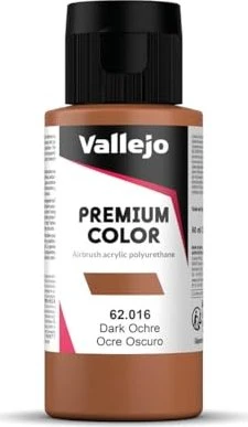 Vallejo Premium Airbrush Color dark ochre, 60ml