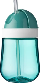 Mepal Mio Strohhalm Trinkbecher, 9+M, 300ml, deep turquoise