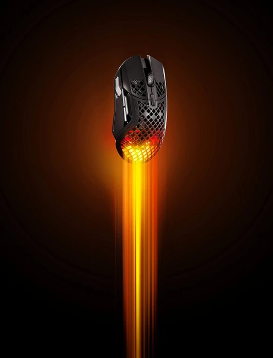 SteelSeries Aerox 5 Wireless schwarz, USB/Bluetooth