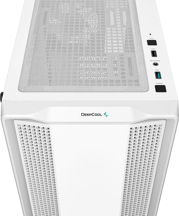 DeepCool CC360 ARGB, weiß, Glasfenster