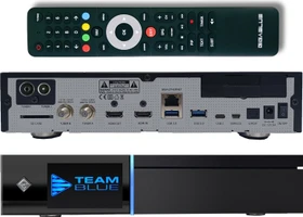 GigaBlue UHD Quad 4K Pro 2x DVB-S2 FBC, 1x DVB-C/T2, festplattenvorbereitet