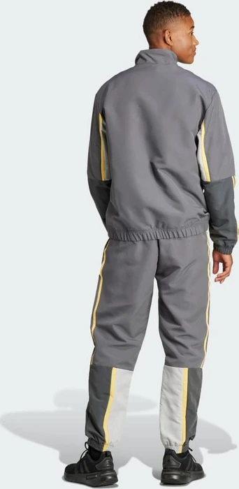adidas Sportswear Colorblock 3-Streifen Trainingsanzug grey five (Herren)