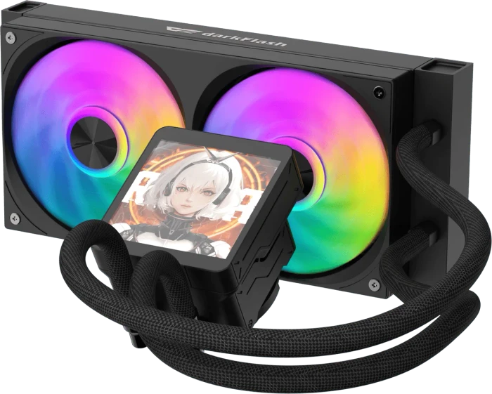 DarkFlash DV240S MAX Black, schwarz