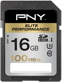 PNY Elite Performance R100 16GB, UHS-I U3, Class 10