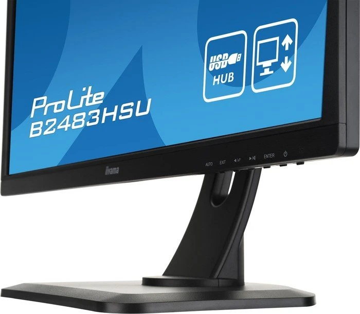 iiyama ProLite B2483HSU-B1DP, 24"