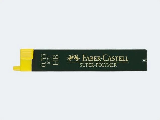 Faber-Castell Super-Polymer Druckbleistiftmine HB 0.35mm graphit