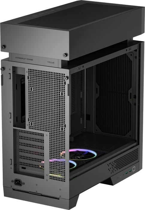 DeepCool CL660, schwarz/braun, Glasfenster