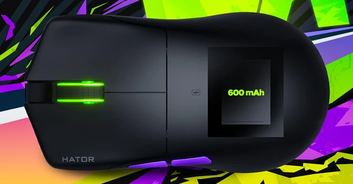 Hator Pulsar 3 Ultra 4K Wireless Gaming Mouse schwarz, USB/Bluetooth