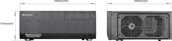 SilverStone Grandia GD09B, schwarz