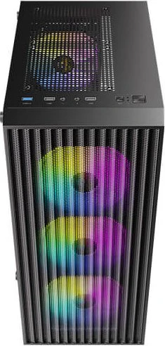 Antec AX27 RGB Elite, schwarz, Glasfenster
